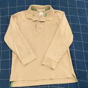 Beaufort Bonnet Prim & Proper Polo Keeneland Khaki long sleeve sz 6